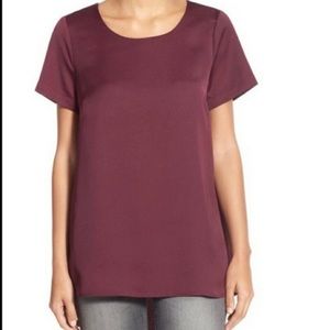 Pleione High Low Blouse, Size XS